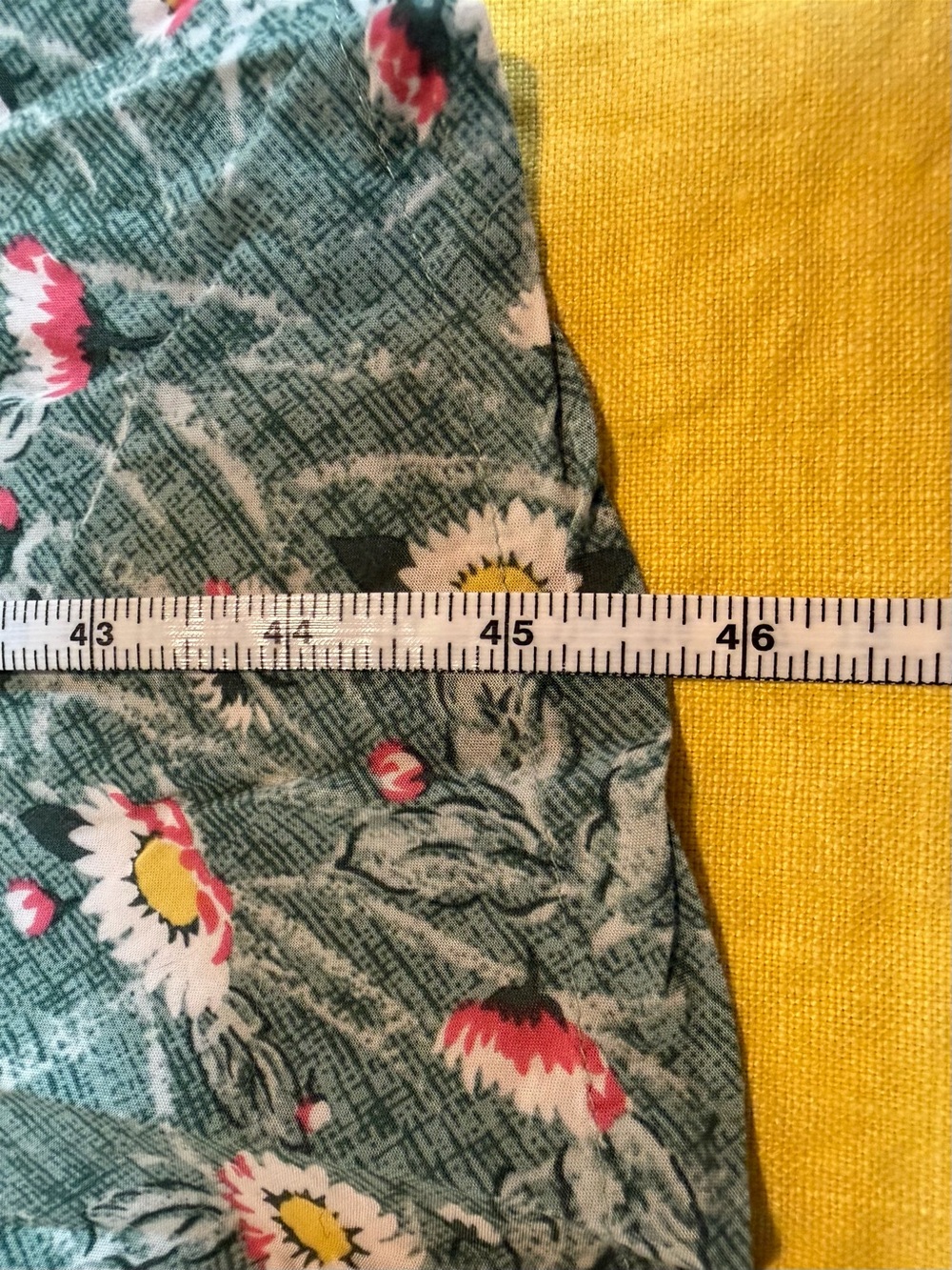 Cath Kidston London Green Floral Midi Dress with Pink and Yellow flowers, size S - Picture 9 of 11
